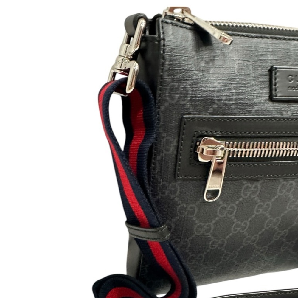 Gucci Messenger Bag GG Supreme Unisex Crossbody or Shoulder - Picture 3 of 15